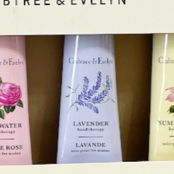 NEW! Crabtree & Evelyn LILY, ROSEWATER, LAVENDER, SUMMER HILL Hand Therapy Set - Picture 4 of 8